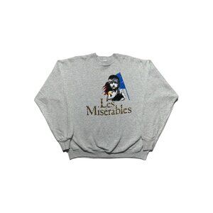 Vintage Les Miserables French Girl Flag Crewneck